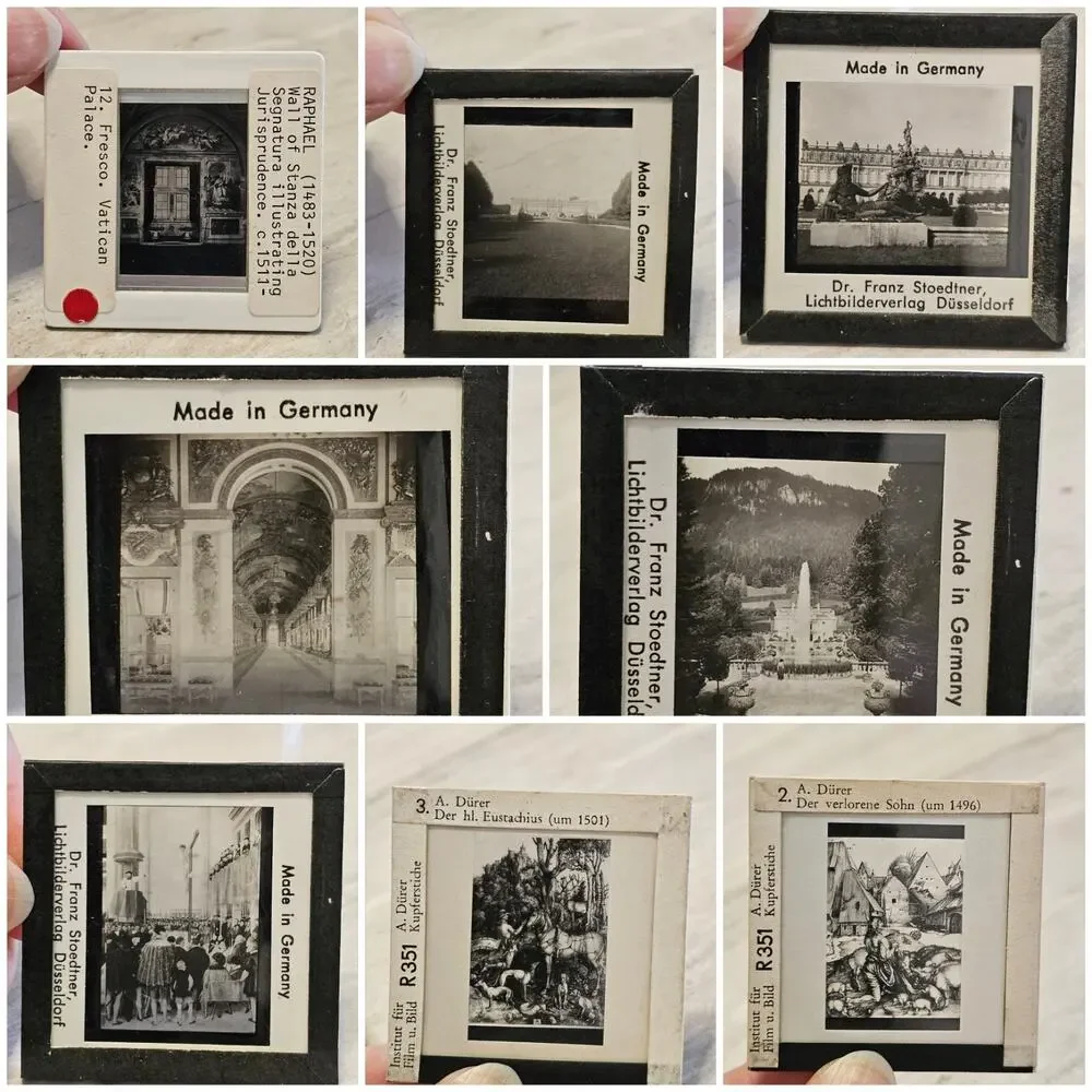 Vintage German Lantern Slides - Dr. Franz Stoedtner-Medieval Art & History FWU